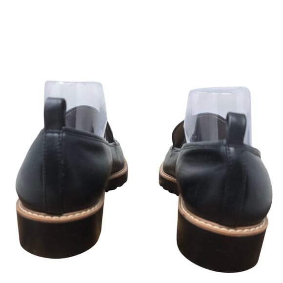 Susina Kaira Lea Loafers Slip On Shoes Black Leather Women's 9.5 - Picture 3 of 8